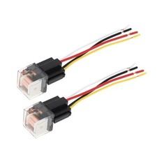4 Pins 36V 80A 2 Pcs Auto Relay with Harness Sockets Waterproof Car Relay