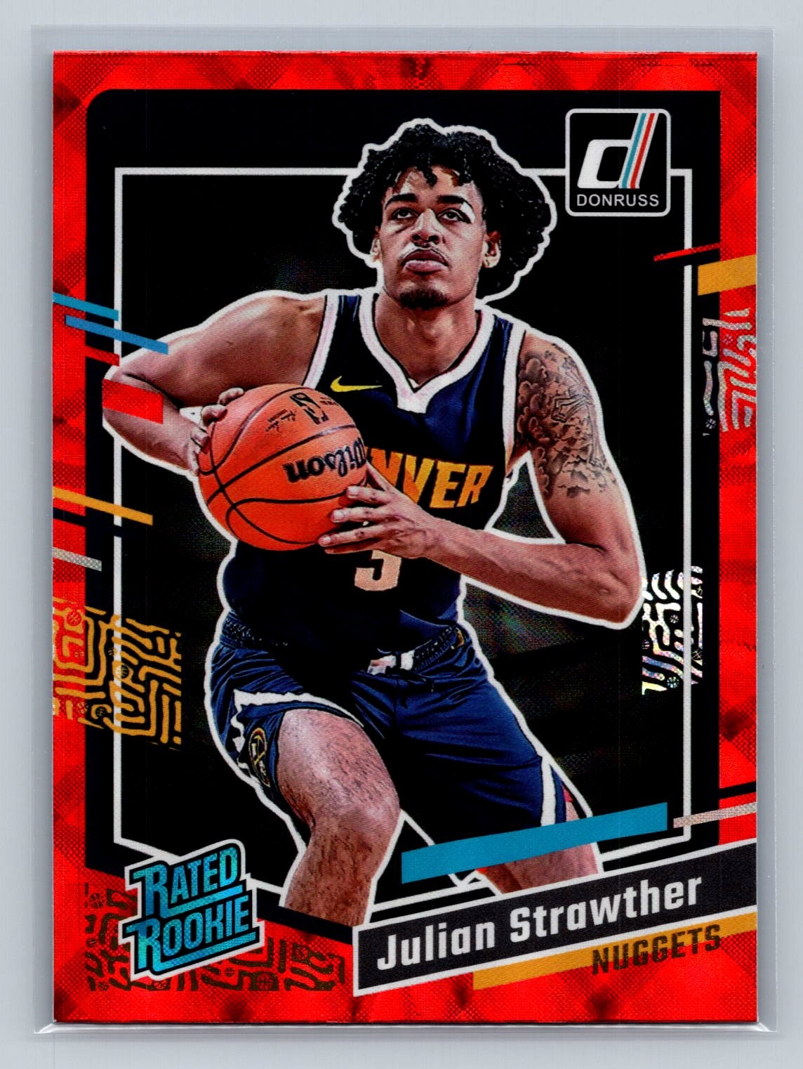 2023-24 Donruss #242 Julian Strawther Red