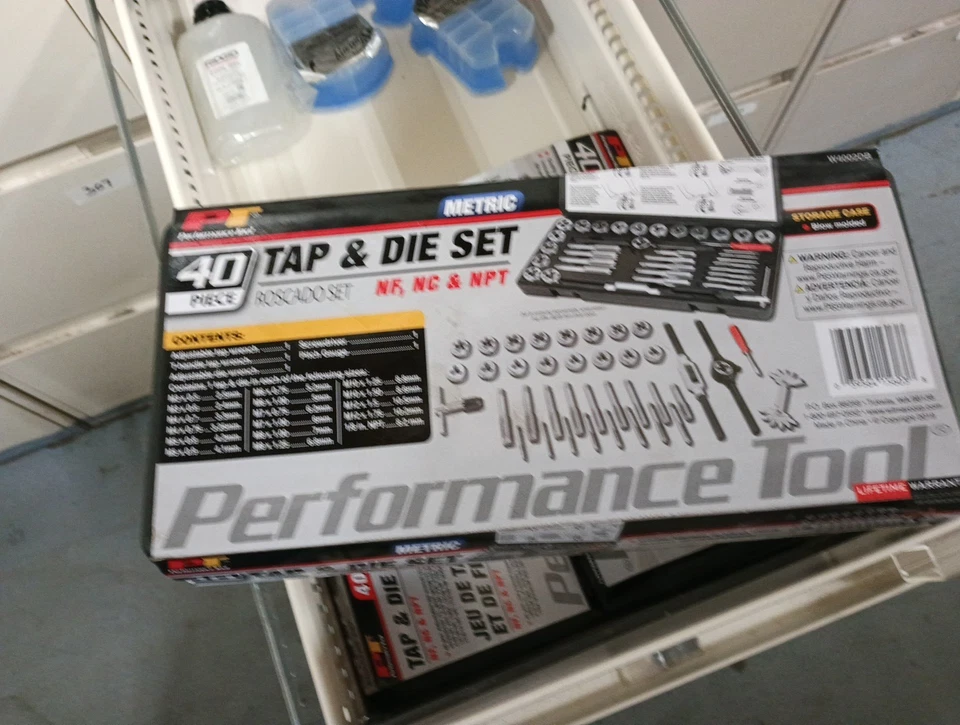 Performance Tool TAP AND DIE SET Metric, 40pc 292 - Image 2 of 2