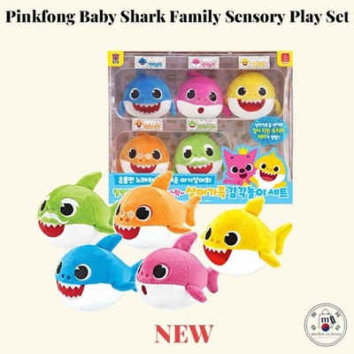 Pinkfong Baby Shark Family Sensory Play Set Kids Educational Toy Korean Characte