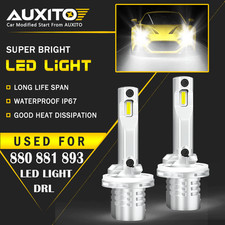 AUXITO LED Fog Light Bulb 892 880 881 Fog Light Bulb White 6500K Cool White GFEA
