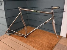 Litespeed Tachyon Titanium Road Frameset Curved Seattube 55 x 57cm TT 700c Rare