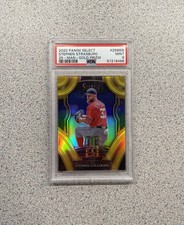 2020 Panini Select #25M-S5 Stephen Strasburg 25 Man Gold Prizm /10 PSA 9 RARE