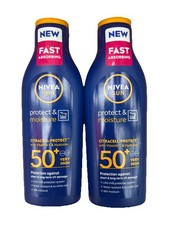 Nivea Sun Moisturising Lotion SPF50+ 2 units free postage 