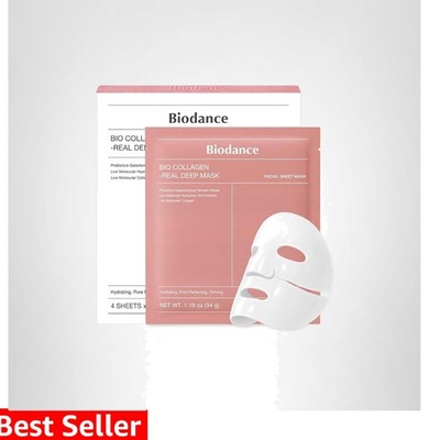 -Collagen Real Deep Mask, Hydrating Overnight Hydrogel Mask, Pore Minimizing,...