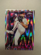 2025 Topps Chrome - Spencer Strider #46 RayWave Refractor