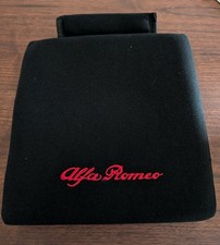 Alfa Romeo Seat Cushion Black With Red Stitching