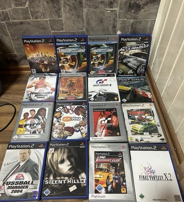 16 PS2 PlayStation 2 Spiele Bundle Konvolut Sammlung Silent Hill Need For Speed