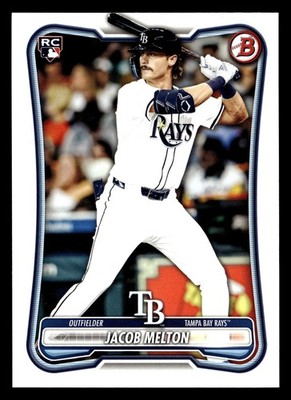6PTL249 2026 Bowman #87 Jacob Melton RC Tampa Bay Rays - Lot x10
