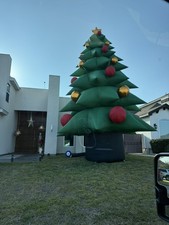 Large Inflatable Christmas Tree OZIS 26Ft Outdoor Indoor Holiday Party Yard