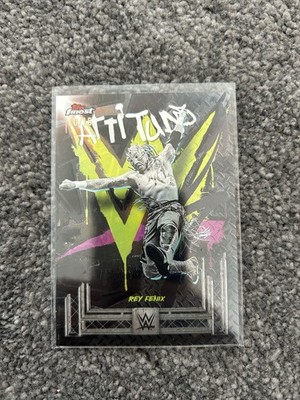 Topps WWE Finest Rey Fenix 10/15 Rare Black Refractor #239 Wrestling Card