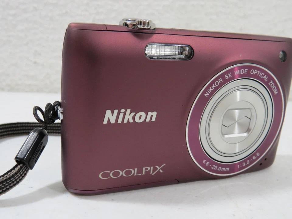 Nikon COOLPIX S4100 Digital Camera 14MP 5X Optical Zoom CCD Sensor Dark Purple - Image 2 of 4