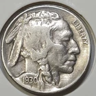 1930-S Buffalo Nickel - XF+ - Full, Sharp Horn! **Semi-Key: 5,435,000 Minted**