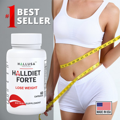 Hallusa Natural HALLDIET FORTE - Promoting Weight Loss - 60 Capsules