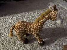 Animal Alley Plush Stuffed Animal Geoffrey Giraffe Standing Wire Legs Large 25  