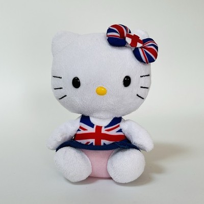 Ty Hello Kitty Sanrio 2012 Stofftier Kuscheltier Plüsch Union Jack Großbritannien Kleid