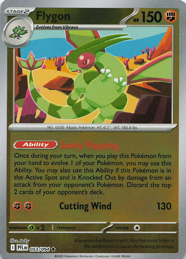 Flygon - Rare ME02: Phantasmal Flames 053/094 NM