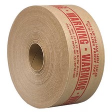 Tapecase 15C804 Carton Tape, Paper, Brown/Red, 3Inx450ft