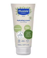 Mustela Organic Hydrating Baby Cream Face & Body with Olive Oil and Aloe 5 oz