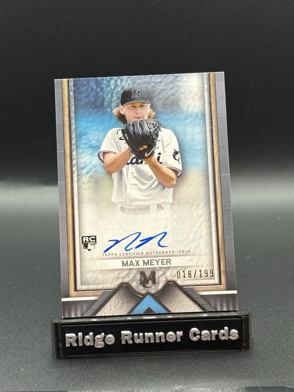 2023 Topps Museum Collection MAX MEYER Rookie Autograph #/199 #AA-MME MARLINS