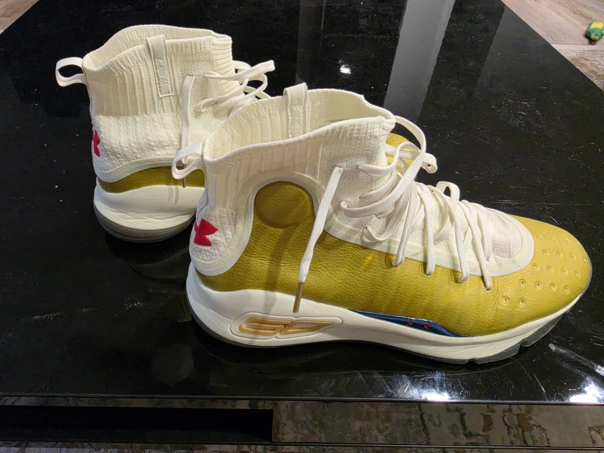 Under Armour Curry 4 Retro 2024 White Gold for sale | eBay