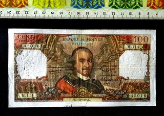 ( FR 2.00 ) Billet FRANCE 100 Francs Corneille Année : 1965 .