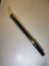 Antique 3 Draw Maritime Telescope/Sightglass. Brass W Leather 1890-1910