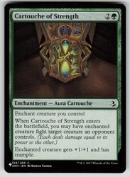 Cartouche of Strength 158/269 The List Common MTG
