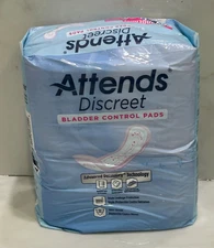 Attends Discreet Women's Maximum Long Bladder Control Pad, 20 Count #2 Moderate