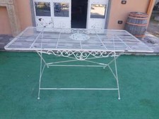BELLISSIMO TAVOLO IN FERRO PIENO, PIEGHEVOLE