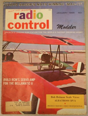 January 1965 Radio Control Magazine Airplane Modeler