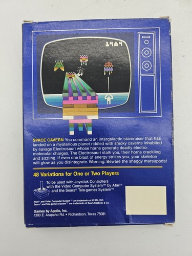 Space Cavern Infiltrate Apollo Games Lot ATARI 2600 CIB Complete Box Manual VGC - Picture 24 of 24