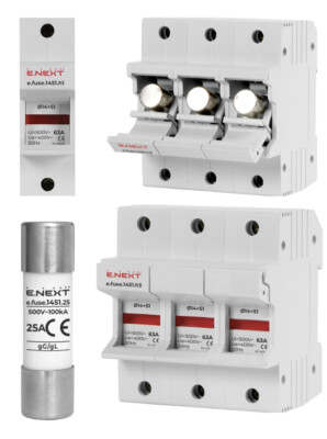 SICHERUNGSHALTER 1P,2P,3P SICHERUNGEN ZYLINDERSICHERUNG 10A,13A,16A 14x51 500V