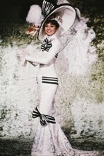 MY FAIR LADY AUDREY HEPBURN 24x36 inch Poster FEATHER COSTUME HAT