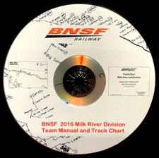 Burlington Northern Santa Fe Milk River Sub Team Manual - PDF Pages on DVD