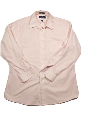 Barrington Dress Shirt Mens L Pink Button Oxford Size 16 Pocket Long Sleeve EUC - Image 1 of 4