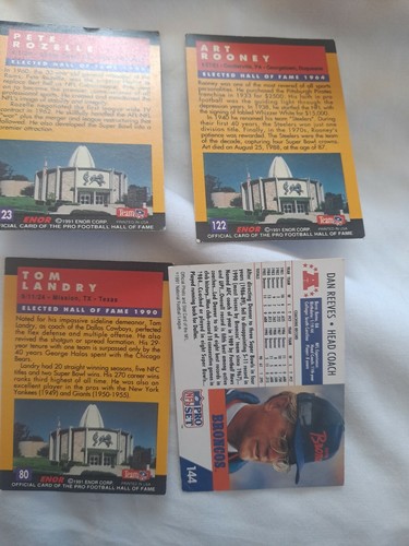 1988 Swell Greats. Dan reeves. Tom Landry. Art rooney. Pete rozelle - Picture 3 of 3
