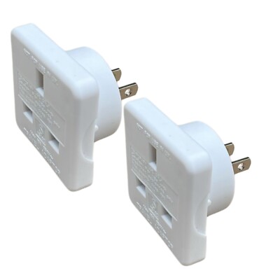 2x Adapter UK auf USA Kanada Mexiko Dominikanische Republik Reiseadapter Stecker