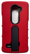Funda de teléfono Sonne con soporte para LG LEON C40 - rojo/negro