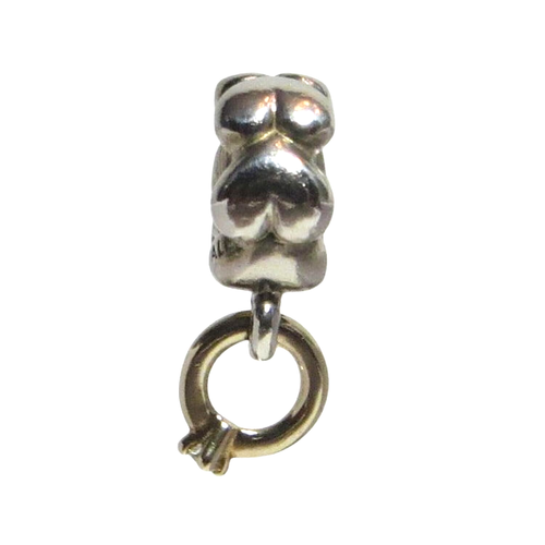 Pandora RARE I Do Diamond Ring 14k Gold Diamond & Sterling .925 Charm 790799D