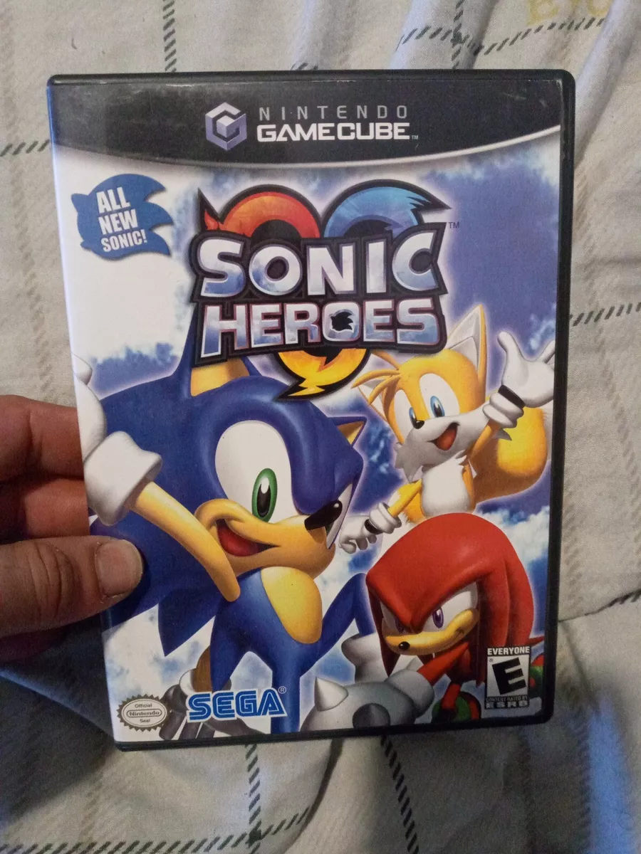 Sonic Heroes (Nintendo GameCube, 2004) COMPLETE! Tested & Working! In DVD  box 696554821958