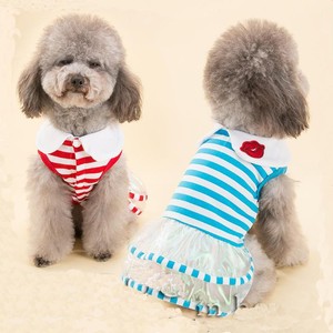 Pet-Puppy-Cotton-Striped-Summer-Dress-Dog-Shirt-Sexy-Mouth-Dog-Clothes