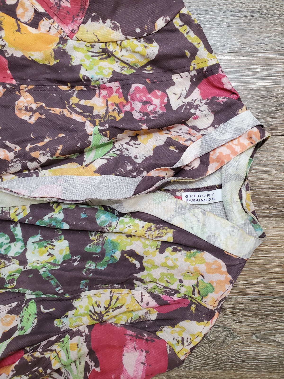 Gregory Parkinson Multicolor Boho Patchwork Decon… - image 2