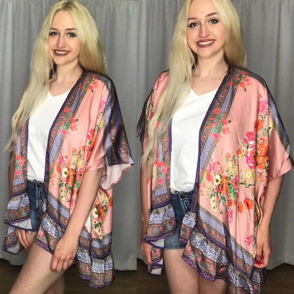 Umgee NWT Boutique Kimono Cardigan 1X - Image 3 of 4