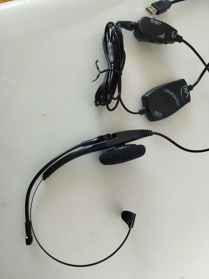 Micro Casque Filaires Amplifi VXI USB Translator Parrot BMIC ANALOG sur PC Phone - Image 2 of 3