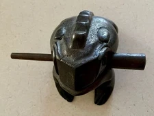 handmade CROAKING wood FROG black GUIRO percussion RIBBET instrument scraper