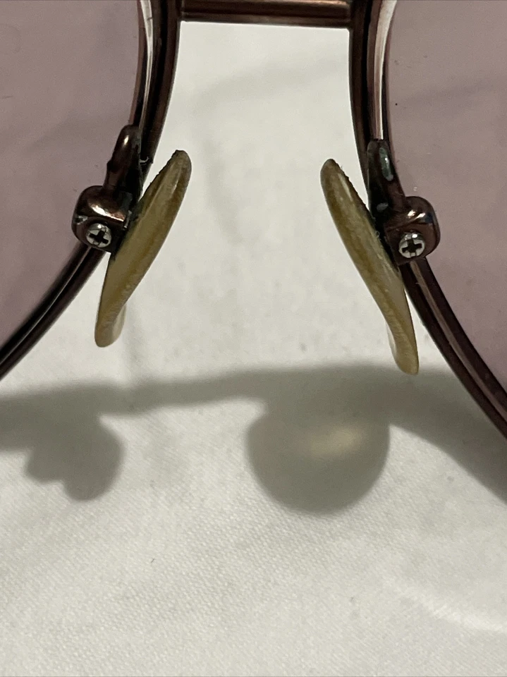 Gafas de sol originales vintage Corning Optics monturas solo bronce aviador piloto Foto 4 de 4