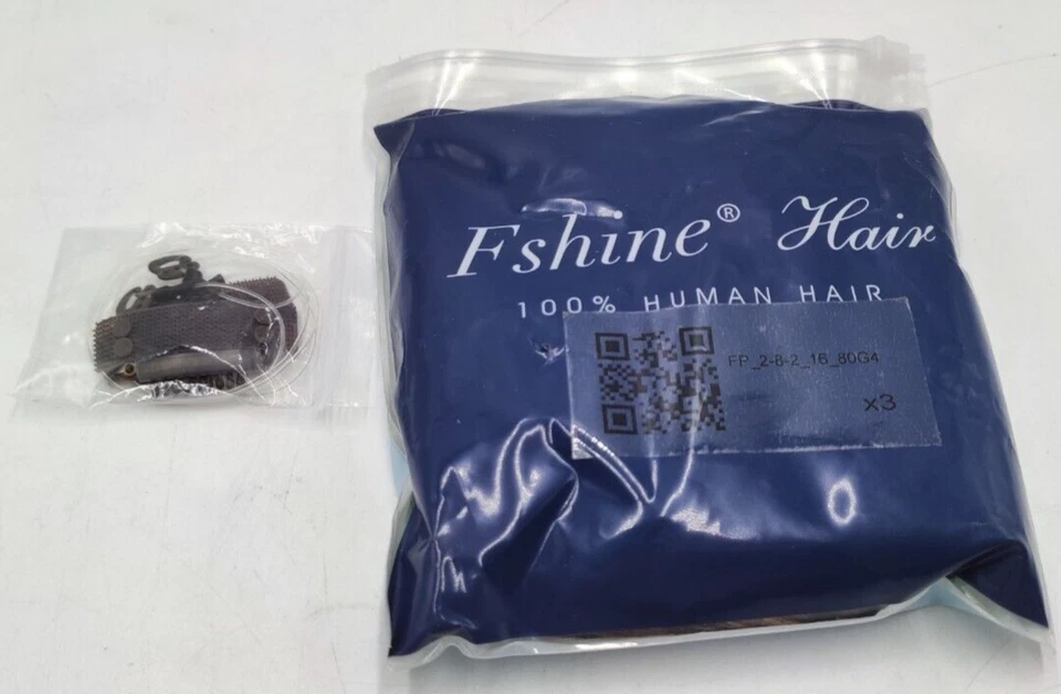 Extensions Echthaartresse 80g 40cm Fshine Haarverlängerungen Knäuel Dark Braun - Bild 4 von 4