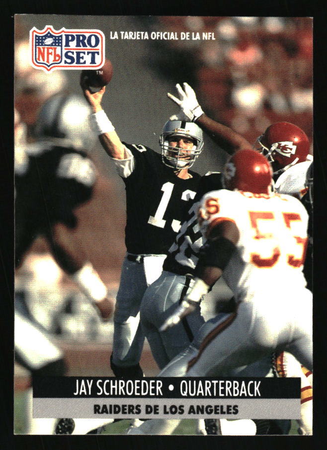 1991 Pro Set Spanish  #116 Jay Schroeder