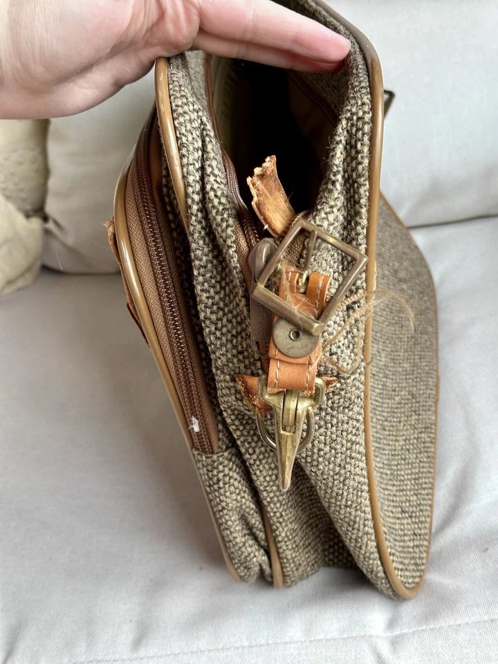 Bolso de viaje y correa vintage Hartmann Tweed Weekender Messenger - Leer descripción Foto 4 de 4